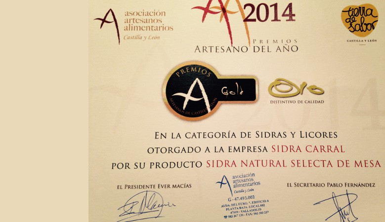 Premio Artesano del año 2014
